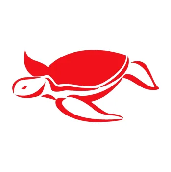 Samolepící dekorace SAMOLEPKA Želva 002 levá (10 - červená) NA AUTO, NÁLEPKA, FÓLIE, POLEP, TUNING, VLASTNÍ TEXT, TISK, AUTOSAMOLEPKY.cz, POLEPY, OBRÁZEK, LOGO, SAMOLEPKY