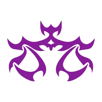 Samolepící dekorace Váhy 003 (14 - fialová) SAMOLEPKA NA AUTO, NÁLEPKA, FÓLIE, POLEP, TUNING, VLASTNÍ TEXT, TISK, AUTOSAMOLEPKY.cz, POLEPY, OBRÁZEK, LOGO, 3D STICKERS