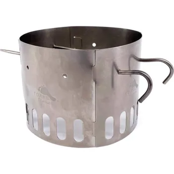 Turistický vařič Titanové závětří a stojan k lihovému vařiči