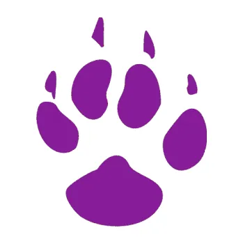 Samolepící dekorace Tlapka 002 pravá (14 - fialová) SAMOLEPKA NA AUTO, NÁLEPKA, FÓLIE, POLEP, TUNING, VLASTNÍ TEXT, TISK, AUTOSAMOLEPKY.cz, POLEPY, OBRÁZEK, LOGO, 3D STICKERS