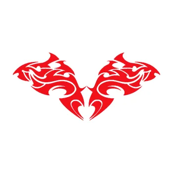 Polep vozidla SAMOLEPKA Tetování 202 (10 - červená) NA AUTO, NÁLEPKA, FÓLIE, POLEP, TUNING, VLASTNÍ TEXT, TISK, AUTOSAMOLEPKY.cz, POLEPY, OBRÁZEK, LOGO, SAMOLEPKY