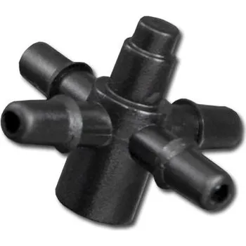 Zahradní hadice Bradas Rozbočka 4-cestná pro ostřikovače a tyčová kapátka 4 x 4 mm