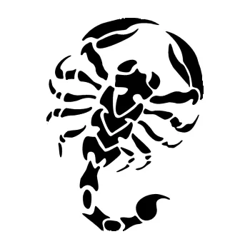 Polep vozidla Štír 016 levá (01 - černá) SAMOLEPKA NA AUTO, NÁLEPKA, FÓLIE, POLEP, TUNING, VLASTNÍ TEXT, TISK, AUTOSAMOLEPKY.cz, POLEPY, OBRÁZEK, LOGO, 3D STICKERS