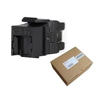 Konektor Solarix MULTIPACK 24 ks - rychlozařezávací keystone CAT5E UTP RJ45 černý SXKJ-5E-UTP-BK-NA