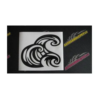 Samolepící dekorace SAMOLEPKA Vlny 004 pravá moře (17 - šedá) NA AUTO, NÁLEPKA, FÓLIE, POLEP, TUNING, VLASTNÍ TEXT, TISK, AUTOSAMOLEPKY.cz, POLEPY, OBRÁZEK, LOGO, SAMOLEPKY