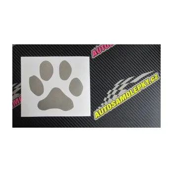 Samolepící dekorace SAMOLEPKA Tlapka 001 levá (10 - červená) NA AUTO, NÁLEPKA, FÓLIE, POLEP, TUNING, VLASTNÍ TEXT, TISK, AUTOSAMOLEPKY.cz, POLEPY, OBRÁZEK, LOGO, SAMOLEPKY