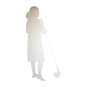 Samolepící dekorace Uklízečka 001 pravá (82 - odrazková reflexní bílá) SAMOLEPKA NA AUTO, NÁLEPKA, FÓLIE, POLEP, TUNING, VLASTNÍ TEXT, TISK, AUTOSAMOLEPKY.cz, POLEPY, OBRÁZEK, LOGO, 3D STICKERS