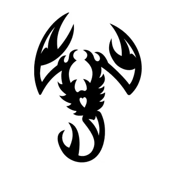 Polep vozidla Štír 003 pravá (01 - černá) SAMOLEPKA NA AUTO, NÁLEPKA, FÓLIE, POLEP, TUNING, VLASTNÍ TEXT, TISK, AUTOSAMOLEPKY.cz, POLEPY, OBRÁZEK, LOGO, 3D STICKERS