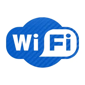 Polep vozidla SAMOLEPKA Wifi 001 (57 - 3D karbon modrý) NA AUTO, NÁLEPKA, FÓLIE, POLEP, TUNING, VLASTNÍ TEXT, TISK, AUTOSAMOLEPKY.cz, POLEPY, OBRÁZEK, LOGO, SAMOLEPKY