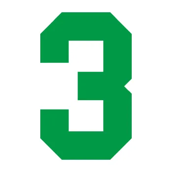 Polep vozidla Startovní číslo 3 (12 - zelená) SAMOLEPKA NA AUTO, NÁLEPKA, FÓLIE, POLEP, TUNING, VLASTNÍ TEXT, TISK, AUTOSAMOLEPKY.cz, POLEPY, OBRÁZEK, LOGO, 3D STICKERS