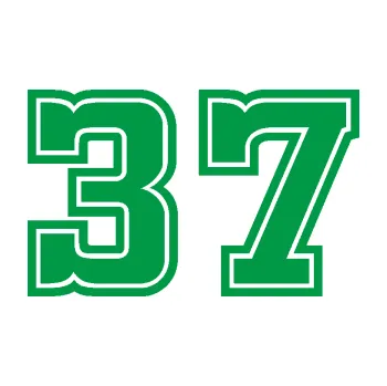 Polep vozidla Startovní číslo 37 typ 5 (12 - zelená) SAMOLEPKA NA AUTO, NÁLEPKA, FÓLIE, POLEP, TUNING, VLASTNÍ TEXT, TISK, AUTOSAMOLEPKY.cz, POLEPY, OBRÁZEK, LOGO, 3D STICKERS