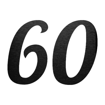 Polep vozidla Startovní číslo 60 typ 3 (63 - škrábaný kov černý) SAMOLEPKA NA AUTO, NÁLEPKA, FÓLIE, POLEP, TUNING, VLASTNÍ TEXT, TISK, AUTOSAMOLEPKY.cz, POLEPY, OBRÁZEK, LOGO, 3D STICKERS