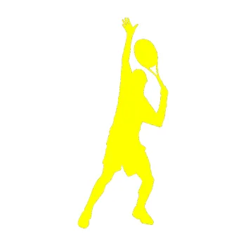 Polep vozidla Tenista 008 pravá (05 - žlutá citron) SAMOLEPKA NA AUTO, NÁLEPKA, FÓLIE, POLEP, TUNING, VLASTNÍ TEXT, TISK, AUTOSAMOLEPKY.cz, POLEPY, OBRÁZEK, LOGO, 3D STICKERS