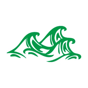 Samolepící dekorace SAMOLEPKA Vlny 005 pravá moře (12 - zelená) NA AUTO, NÁLEPKA, FÓLIE, POLEP, TUNING, VLASTNÍ TEXT, TISK, AUTOSAMOLEPKY.cz, POLEPY, OBRÁZEK, LOGO, SAMOLEPKY