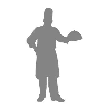 Samolepící dekorace SAMOLEPKA Šéfkuchař 001 pravá (17 - šedá) NA AUTO, NÁLEPKA, FÓLIE, POLEP, TUNING, VLASTNÍ TEXT, TISK, AUTOSAMOLEPKY.cz, POLEPY, OBRÁZEK, LOGO, SAMOLEPKY