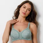 Podprsenka Doreen zn. Triumph, bez kostic zelená mořská 85B