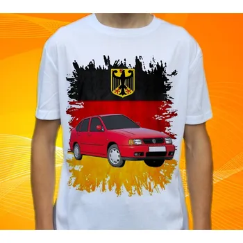Pánské tričko tričko Volkswagen Polo Classic Sedan 122 (Trička s motivy aut)