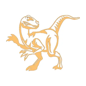 Samolepící dekorace Tyrannosaurus Rex 003 levá (08 - béžová) SAMOLEPKA NA AUTO, NÁLEPKA, FÓLIE, POLEP, TUNING, VLASTNÍ TEXT, TISK, AUTOSAMOLEPKY.cz, POLEPY, OBRÁZEK, LOGO, 3D STICKERS