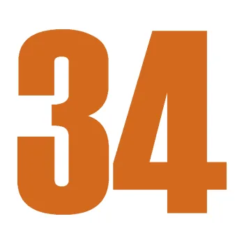 Samolepicí dekorace na vozidlo Startovní číslo 34 typ 2 (26 - oříšková) SAMOLEPKA NA AUTO, NÁLEPKA, FÓLIE, POLEP, TUNING, VLASTNÍ TEXT, TISK, AUTOSAMOLEPKY.cz, POLEPY, OBRÁZEK, LOGO, 3D STICKERS