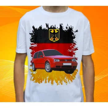 Pánské tričko tričko Volkswagen Golf Mk.IV 1998 164 (Trička s motivy aut)