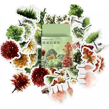 samolepka Sada samolepek - Podzimní les (46ks)