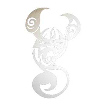 Polep vozidla SAMOLEPKA Štír 009 levá (82 - odrazková reflexní bílá) NA AUTO, NÁLEPKA, FÓLIE, POLEP, TUNING, VLASTNÍ TEXT, TISK, AUTOSAMOLEPKY.cz, POLEPY, OBRÁZEK, LOGO, SAMOLEPKY