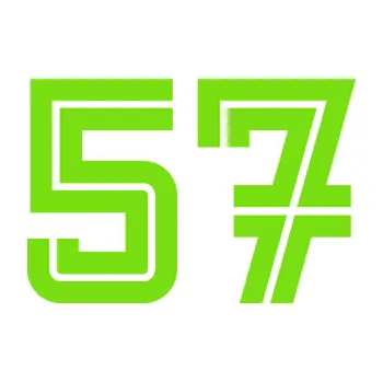 Polep vozidla Startovní číslo 57 typ 7 (04 - zelená kawasaki) SAMOLEPKA NA AUTO, NÁLEPKA, FÓLIE, POLEP, TUNING, VLASTNÍ TEXT, TISK, AUTOSAMOLEPKY.cz, POLEPY, OBRÁZEK, LOGO, 3D STICKERS