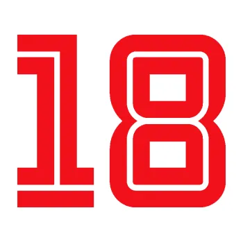 Polep vozidla SAMOLEPKA Startovní číslo 18 typ 7 (10 - červená) NA AUTO, NÁLEPKA, FÓLIE, POLEP, TUNING, VLASTNÍ TEXT, TISK, AUTOSAMOLEPKY.cz, POLEPY, OBRÁZEK, LOGO, SAMOLEPKY