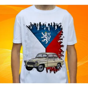 Pánské tričko tričko Š.K.O.O.D.A č. 12 XXL (Trička s motivy aut)