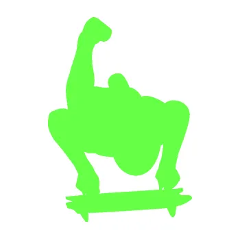 Polep vozidla Skeleton 001 pravá (71 - Fluorescentní zelená) SAMOLEPKA NA AUTO, NÁLEPKA, FÓLIE, POLEP, TUNING, VLASTNÍ TEXT, TISK, AUTOSAMOLEPKY.cz, POLEPY, OBRÁZEK, LOGO, 3D STICKERS