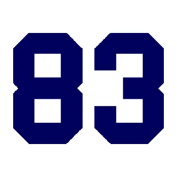 Polep vozidla Startovní číslo 83 (23 - tmavě modrá) SAMOLEPKA NA AUTO, NÁLEPKA, FÓLIE, POLEP, TUNING, VLASTNÍ TEXT, TISK, AUTOSAMOLEPKY.cz, POLEPY, OBRÁZEK, LOGO, 3D STICKERS