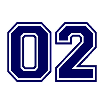 Polep vozidla Startovní číslo 02 typ 4 (23 - tmavě modrá) SAMOLEPKA NA AUTO, NÁLEPKA, FÓLIE, POLEP, TUNING, VLASTNÍ TEXT, TISK, AUTOSAMOLEPKY.cz, POLEPY, OBRÁZEK, LOGO, 3D STICKERS