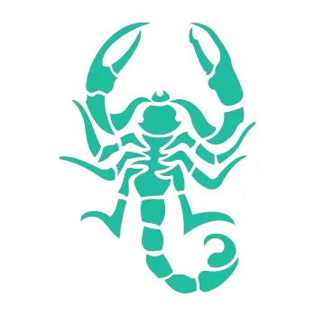 Polep vozidla Štír 004 pravá (25 - tyrkysová) SAMOLEPKA NA AUTO, NÁLEPKA, FÓLIE, POLEP, TUNING, VLASTNÍ TEXT, TISK, AUTOSAMOLEPKY.cz, POLEPY, OBRÁZEK, LOGO, 3D STICKERS