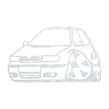 Polep vozidla SAMOLEPKA Škoda Felicia karikatura levá (51 - 3D karbon bílý) NA AUTO, NÁLEPKA, FÓLIE, POLEP, TUNING, VLASTNÍ TEXT, TISK, AUTOSAMOLEPKY.cz, POLEPY, OBRÁZEK, LOGO, SAMOLEPKY