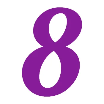 Polep vozidla Startovní číslo 8 typ 3 (14 - fialová) SAMOLEPKA NA AUTO, NÁLEPKA, FÓLIE, POLEP, TUNING, VLASTNÍ TEXT, TISK, AUTOSAMOLEPKY.cz, POLEPY, OBRÁZEK, LOGO, 3D STICKERS