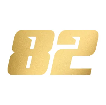 Polep vozidla Startovní číslo 82 typ 6 (43 - zlatá metalíza) SAMOLEPKA NA AUTO, NÁLEPKA, FÓLIE, POLEP, TUNING, VLASTNÍ TEXT, TISK, AUTOSAMOLEPKY.cz, POLEPY, OBRÁZEK, LOGO, 3D STICKERS