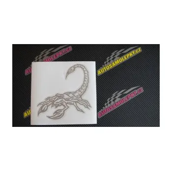 Polep vozidla SAMOLEPKA Štír 021 levá (10 - červená) NA AUTO, NÁLEPKA, FÓLIE, POLEP, TUNING, VLASTNÍ TEXT, TISK, AUTOSAMOLEPKY.cz, POLEPY, OBRÁZEK, LOGO, SAMOLEPKY