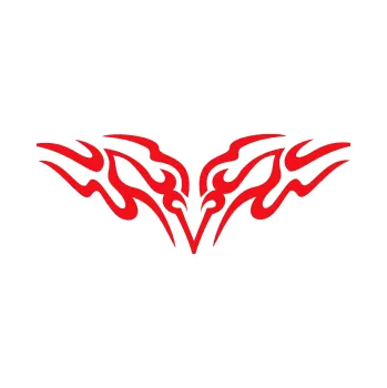 Polep vozidla SAMOLEPKA Tetování 154 (10 - červená) NA AUTO, NÁLEPKA, FÓLIE, POLEP, TUNING, VLASTNÍ TEXT, TISK, AUTOSAMOLEPKY.cz, POLEPY, OBRÁZEK, LOGO, SAMOLEPKY