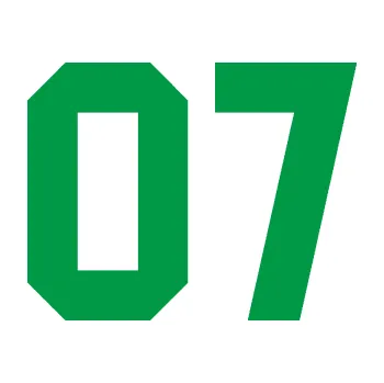 Polep vozidla Startovní číslo 07 (12 - zelená) SAMOLEPKA NA AUTO, NÁLEPKA, FÓLIE, POLEP, TUNING, VLASTNÍ TEXT, TISK, AUTOSAMOLEPKY.cz, POLEPY, OBRÁZEK, LOGO, 3D STICKERS
