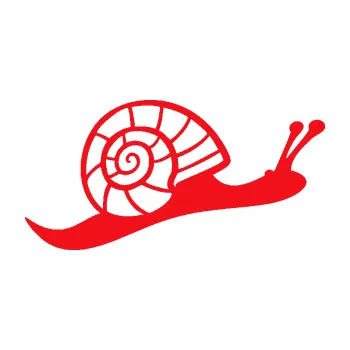 Samolepící dekorace SAMOLEPKA Šnek 004 pravá (10 - červená) NA AUTO, NÁLEPKA, FÓLIE, POLEP, TUNING, VLASTNÍ TEXT, TISK, AUTOSAMOLEPKY.cz, POLEPY, OBRÁZEK, LOGO, SAMOLEPKY