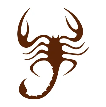 Polep vozidla Štír 002 levá (15 - hnědá) SAMOLEPKA NA AUTO, NÁLEPKA, FÓLIE, POLEP, TUNING, VLASTNÍ TEXT, TISK, AUTOSAMOLEPKY.cz, POLEPY, OBRÁZEK, LOGO, 3D STICKERS