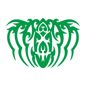 Polep vozidla Tetování 210 (12 - zelená) SAMOLEPKA NA AUTO, NÁLEPKA, FÓLIE, POLEP, TUNING, VLASTNÍ TEXT, TISK, AUTOSAMOLEPKY.cz, POLEPY, OBRÁZEK, LOGO, 3D STICKERS