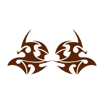 Polep vozidla Tetování 195 (15 - hnědá) SAMOLEPKA NA AUTO, NÁLEPKA, FÓLIE, POLEP, TUNING, VLASTNÍ TEXT, TISK, AUTOSAMOLEPKY.cz, POLEPY, OBRÁZEK, LOGO, 3D STICKERS