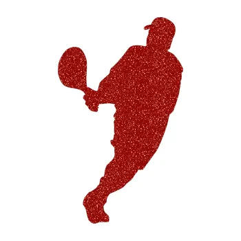 Polep vozidla Tenista 011 levá (86 - Ultra Metalic červená) SAMOLEPKA NA AUTO, NÁLEPKA, FÓLIE, POLEP, TUNING, VLASTNÍ TEXT, TISK, AUTOSAMOLEPKY.cz, POLEPY, OBRÁZEK, LOGO, 3D STICKERS