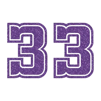 Polep vozidla SAMOLEPKA Startovní číslo 33 typ 5 (87 - Ultra Metalic fialová) NA AUTO, NÁLEPKA, FÓLIE, POLEP, TUNING, VLASTNÍ TEXT, TISK, AUTOSAMOLEPKY.cz, POLEPY, OBRÁZEK, LOGO, SAMOLEPKY
