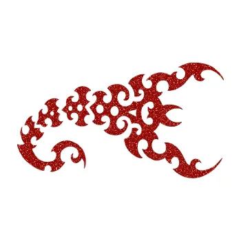 Polep vozidla SAMOLEPKA Štír 015 pravá (86 - Ultra Metalic červená) NA AUTO, NÁLEPKA, FÓLIE, POLEP, TUNING, VLASTNÍ TEXT, TISK, AUTOSAMOLEPKY.cz, POLEPY, OBRÁZEK, LOGO, SAMOLEPKY