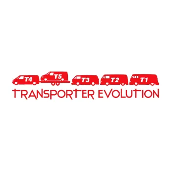 Samolepící dekorace SAMOLEPKA Transporter evolution - levá (10 - červená) NA AUTO, NÁLEPKA, FÓLIE, POLEP, TUNING, VLASTNÍ TEXT, TISK, AUTOSAMOLEPKY.cz, POLEPY, OBRÁZEK, LOGO, SAMOLEPKY
