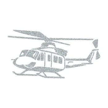 Polep vozidla SAMOLEPKA Vrtulník 010 levá helikoptéra (91 - Ultra Metalic stříbrná metalíza) NA AUTO, NÁLEPKA, FÓLIE, POLEP, TUNING, VLASTNÍ TEXT, TISK, AUTOSAMOLEPKY.cz, POLEPY, OBRÁZEK, LOGO, SAMOLEPKY