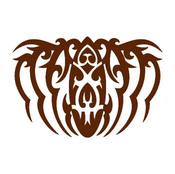 Polep vozidla Tetování 210 (15 - hnědá) SAMOLEPKA NA AUTO, NÁLEPKA, FÓLIE, POLEP, TUNING, VLASTNÍ TEXT, TISK, AUTOSAMOLEPKY.cz, POLEPY, OBRÁZEK, LOGO, 3D STICKERS