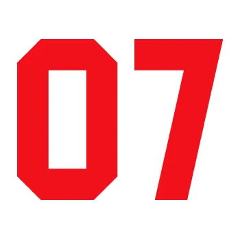 Polep vozidla SAMOLEPKA Startovní číslo 07 (10 - červená) NA AUTO, NÁLEPKA, FÓLIE, POLEP, TUNING, VLASTNÍ TEXT, TISK, AUTOSAMOLEPKY.cz, POLEPY, OBRÁZEK, LOGO, SAMOLEPKY